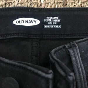 High Rise Rockstar Jeans Built-in Warm